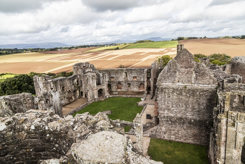 Raglan Castle East Wales Fall 2019